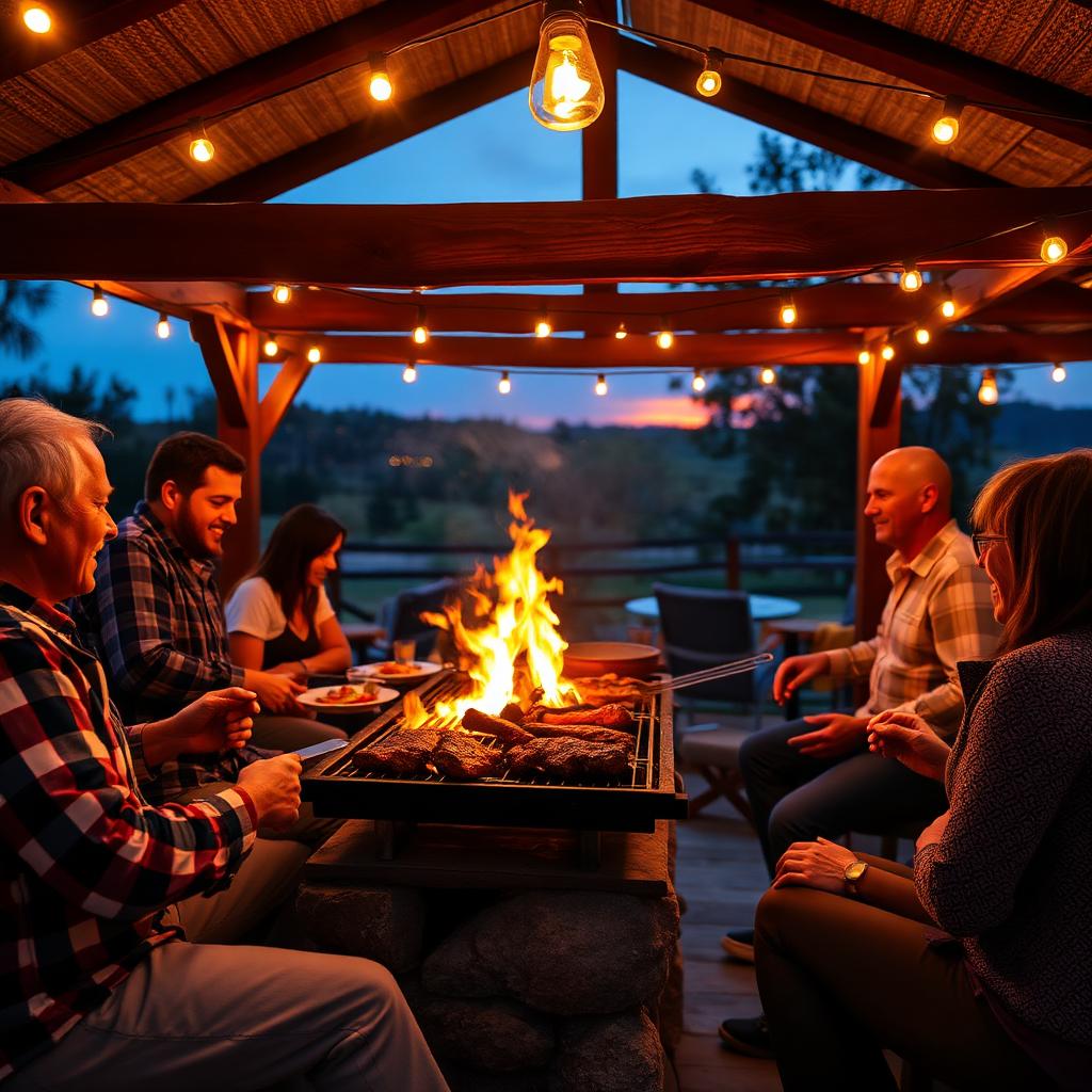 Asado en familia