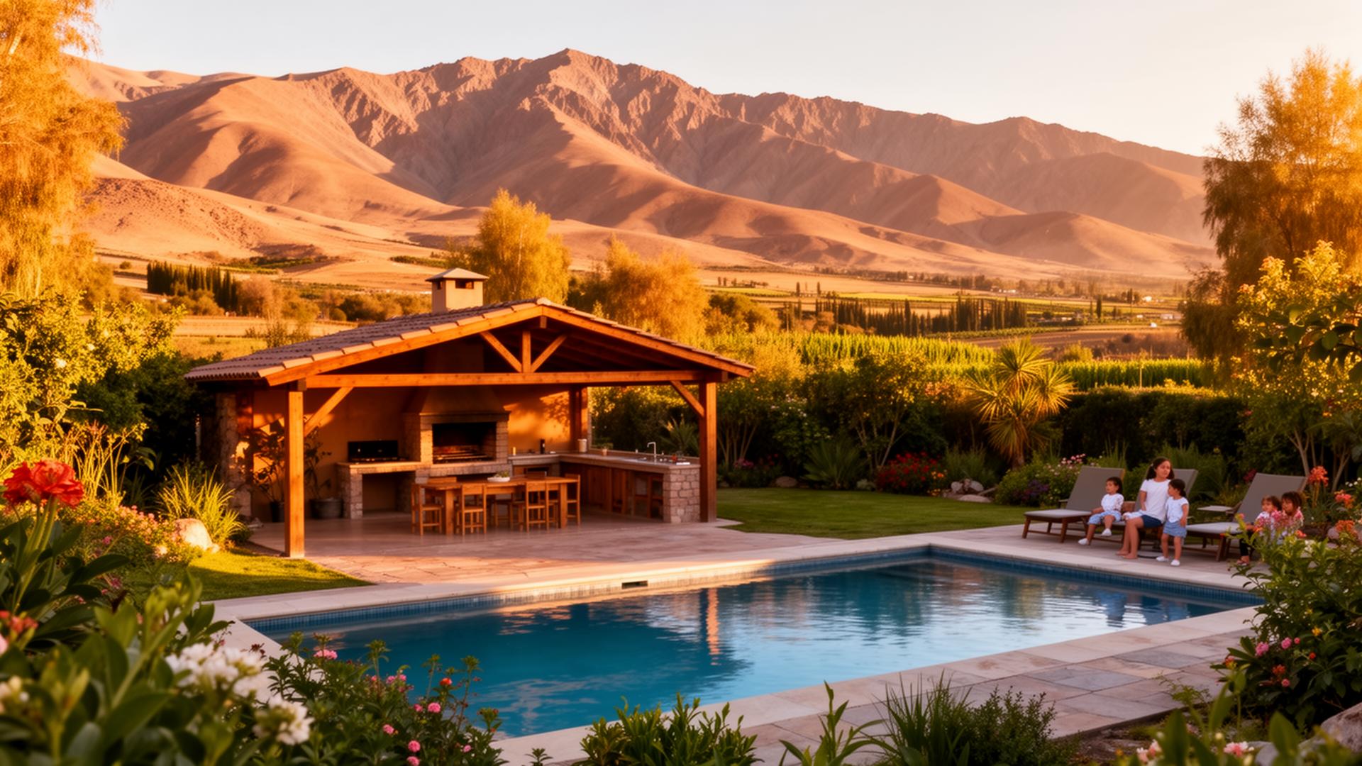 El Refugio de Gabriela - quincho con piscina